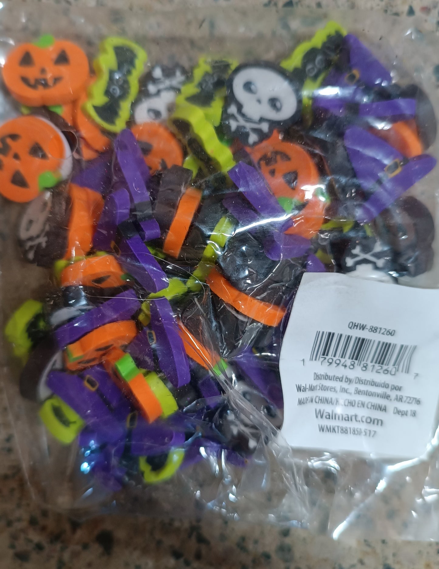 50 Mini Erasers Ages 3+