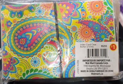 Index card case/Disc