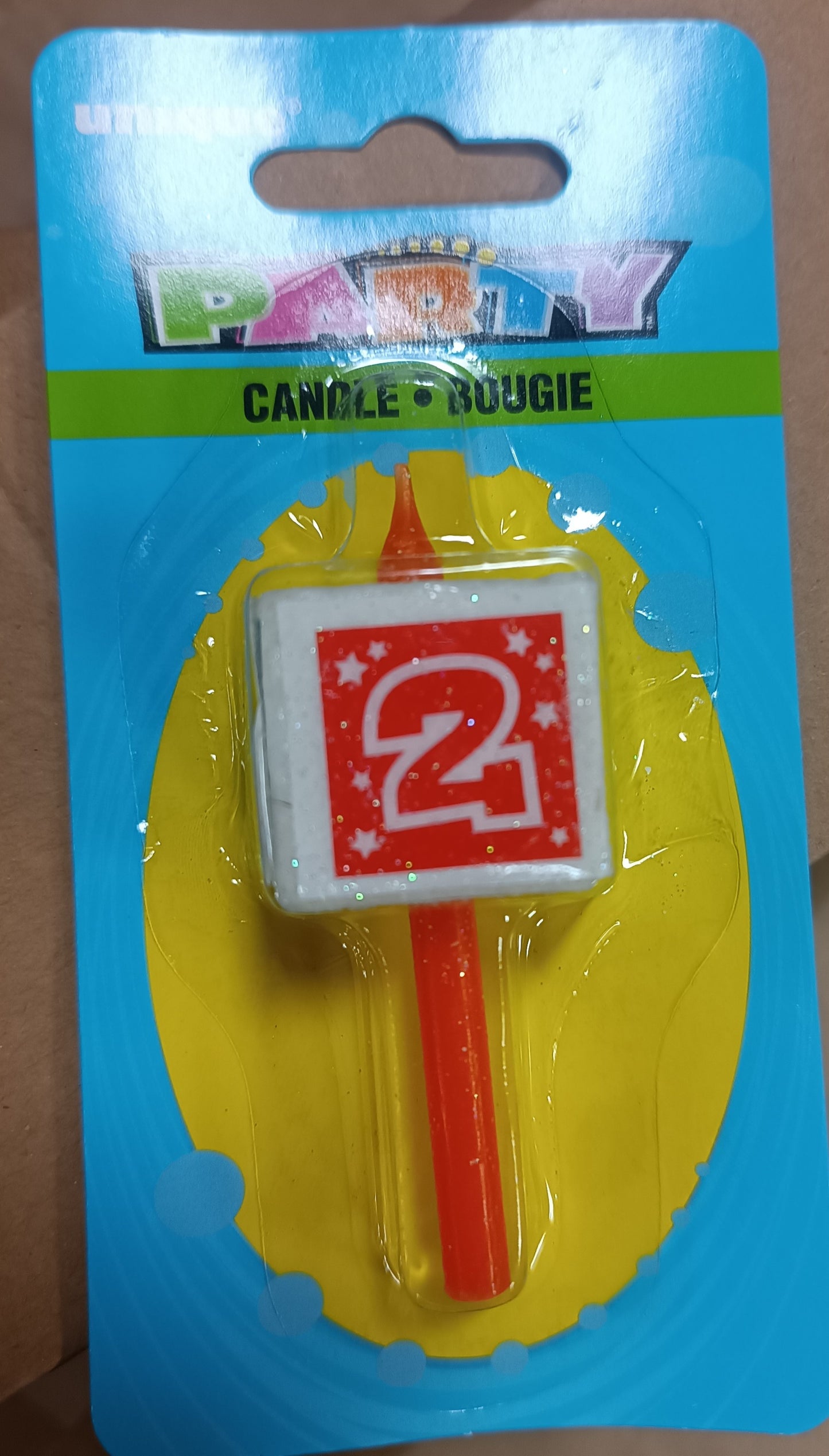 Unique Party Candle – Bougie (Number 2)