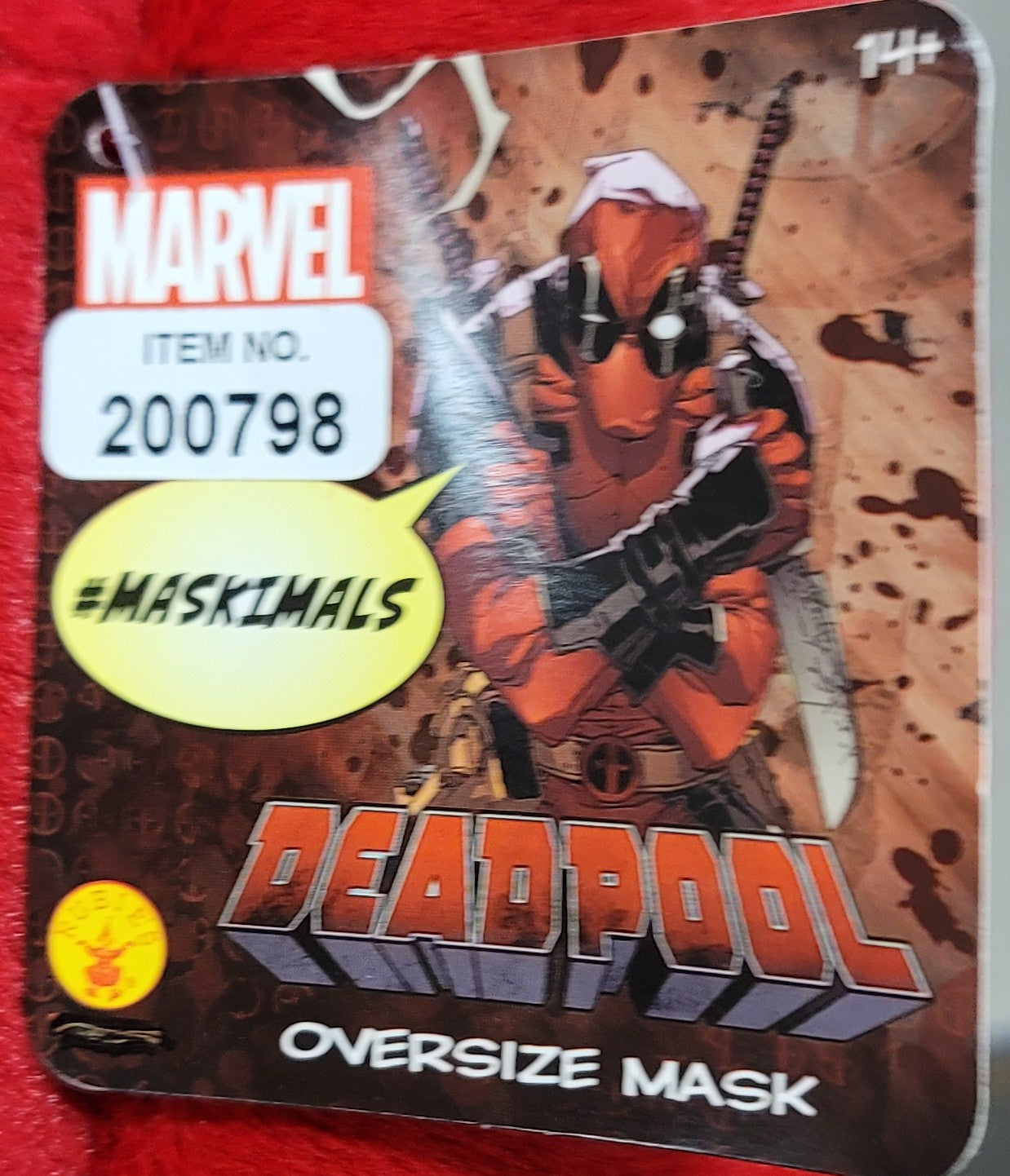 Deadpool oversize mask