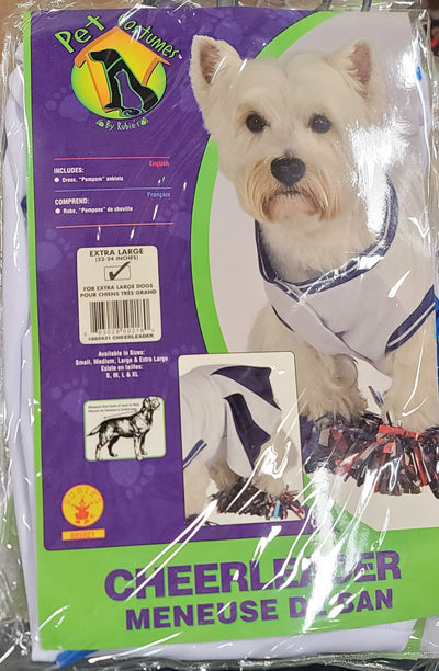 Cheerleader Pet Costume extra large 22-24