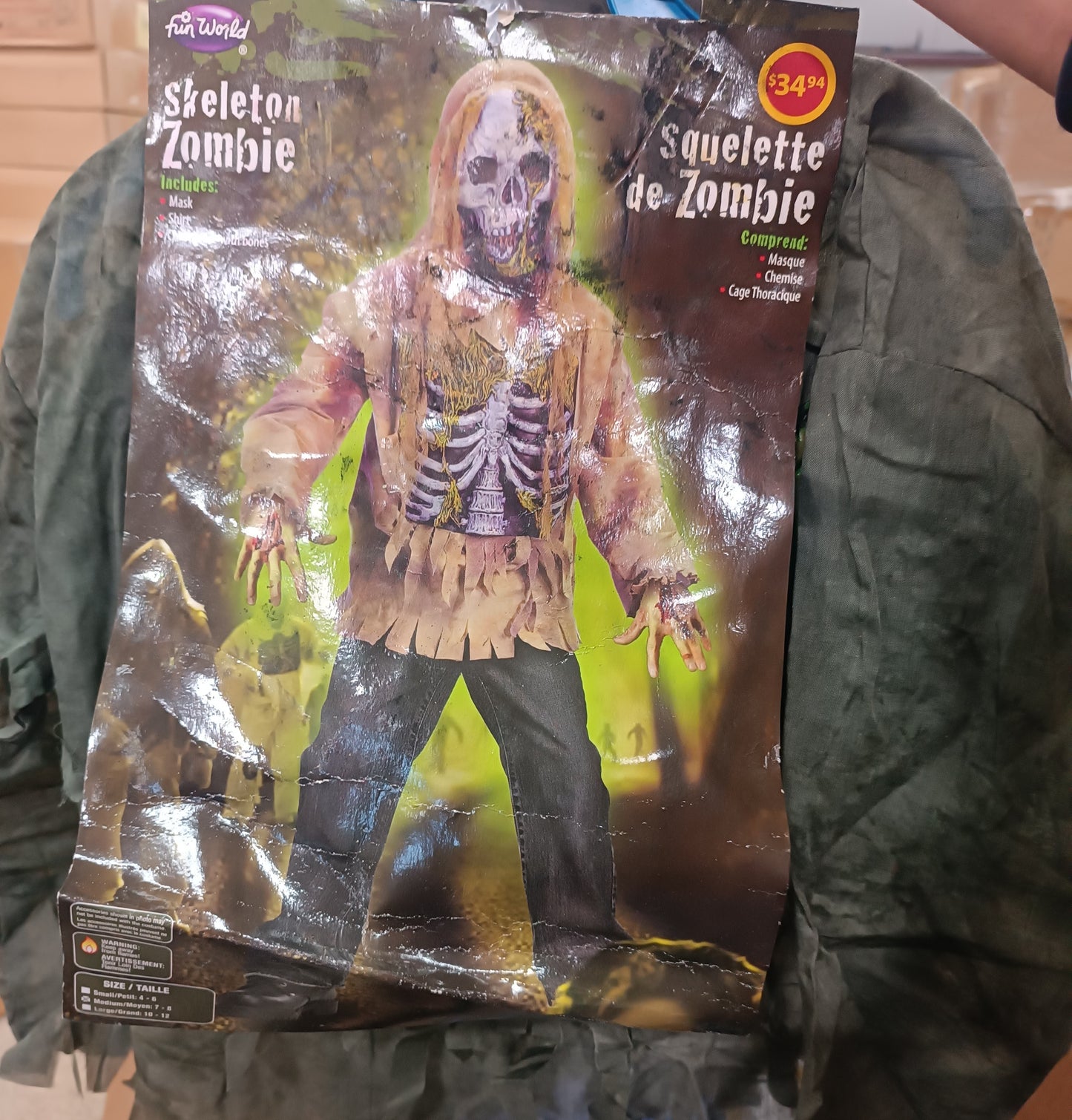 Skeleton Zombie S 4-6