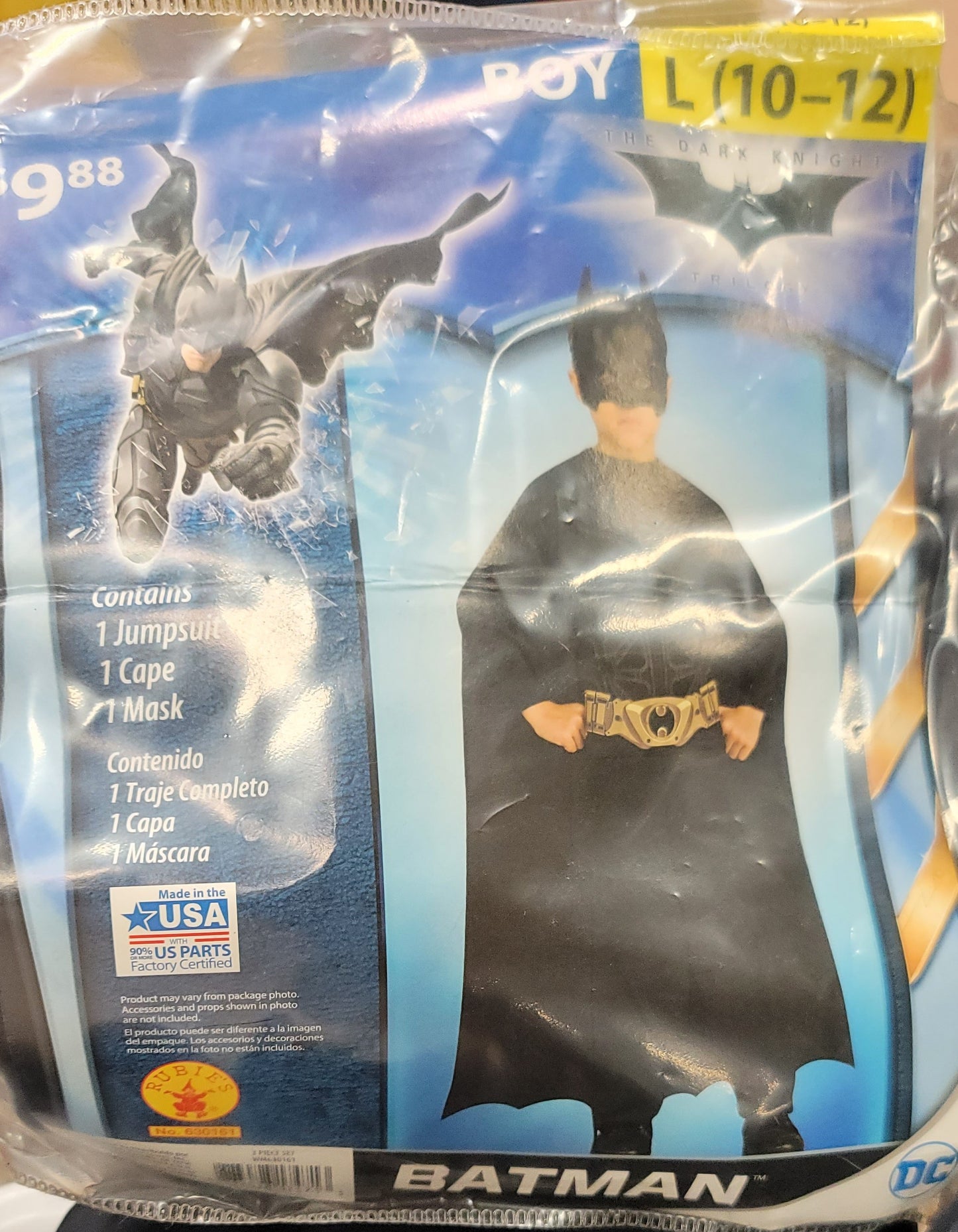 BATMAN Costume boy L (10-12)