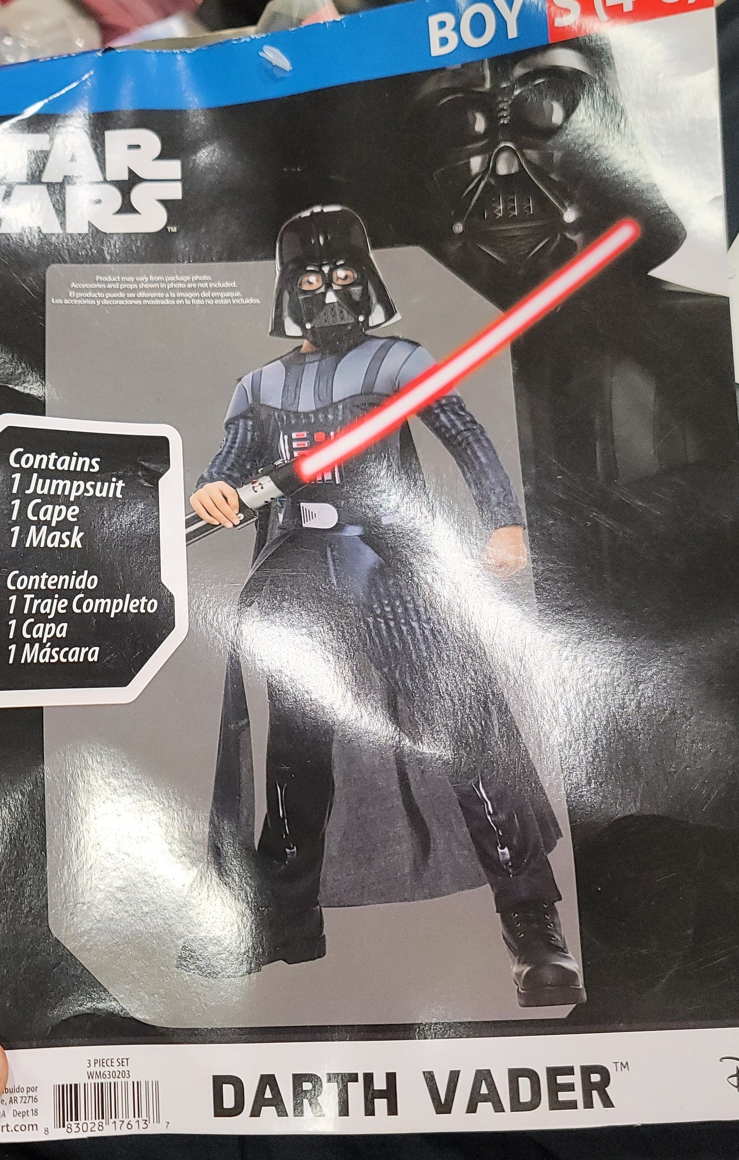 Star Wars Darth Vader boy s (4-6)