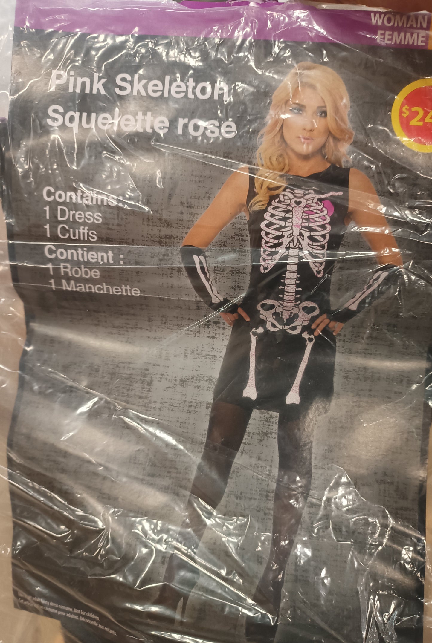 Pink Skeleton Wonan L 12-14