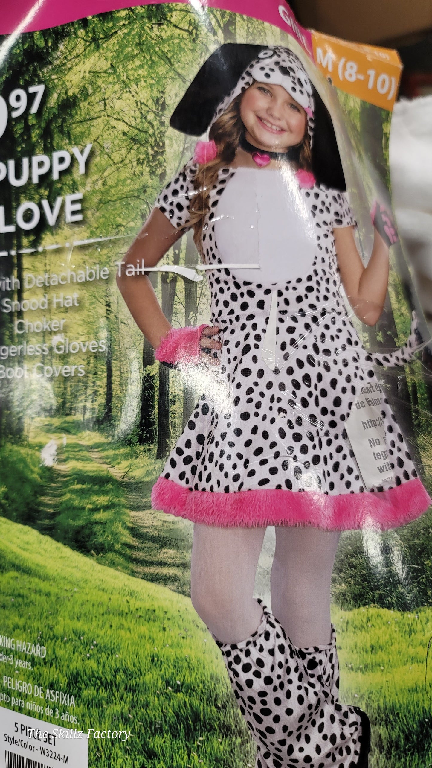 Puppy love Costume girl M 8-10