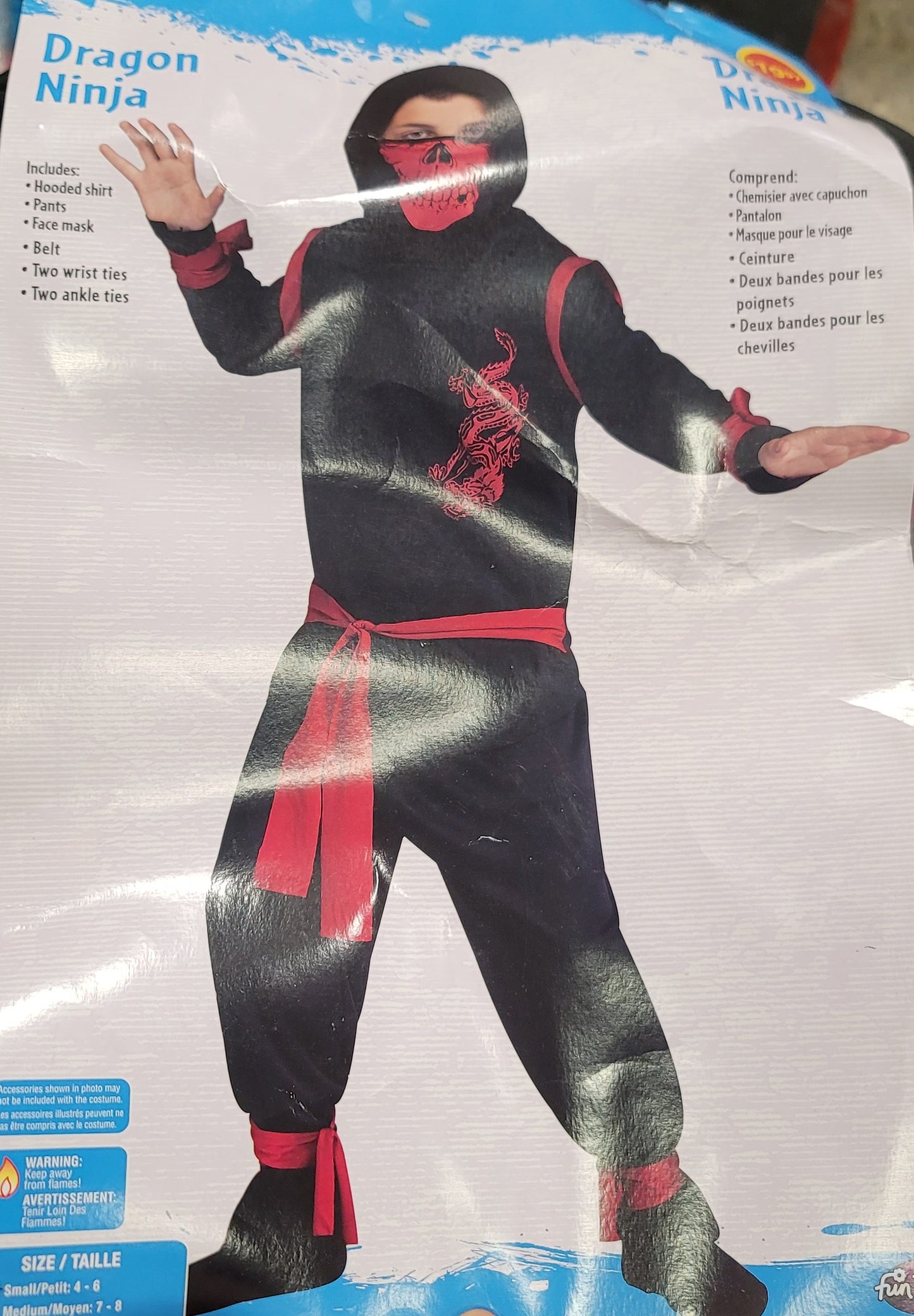 Dragon ninja Costume 4-6