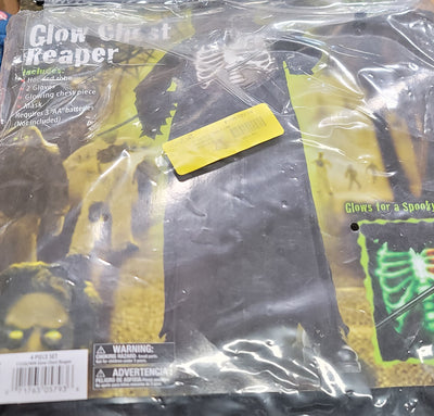 Glow chest reaper Costume boy L 10-12