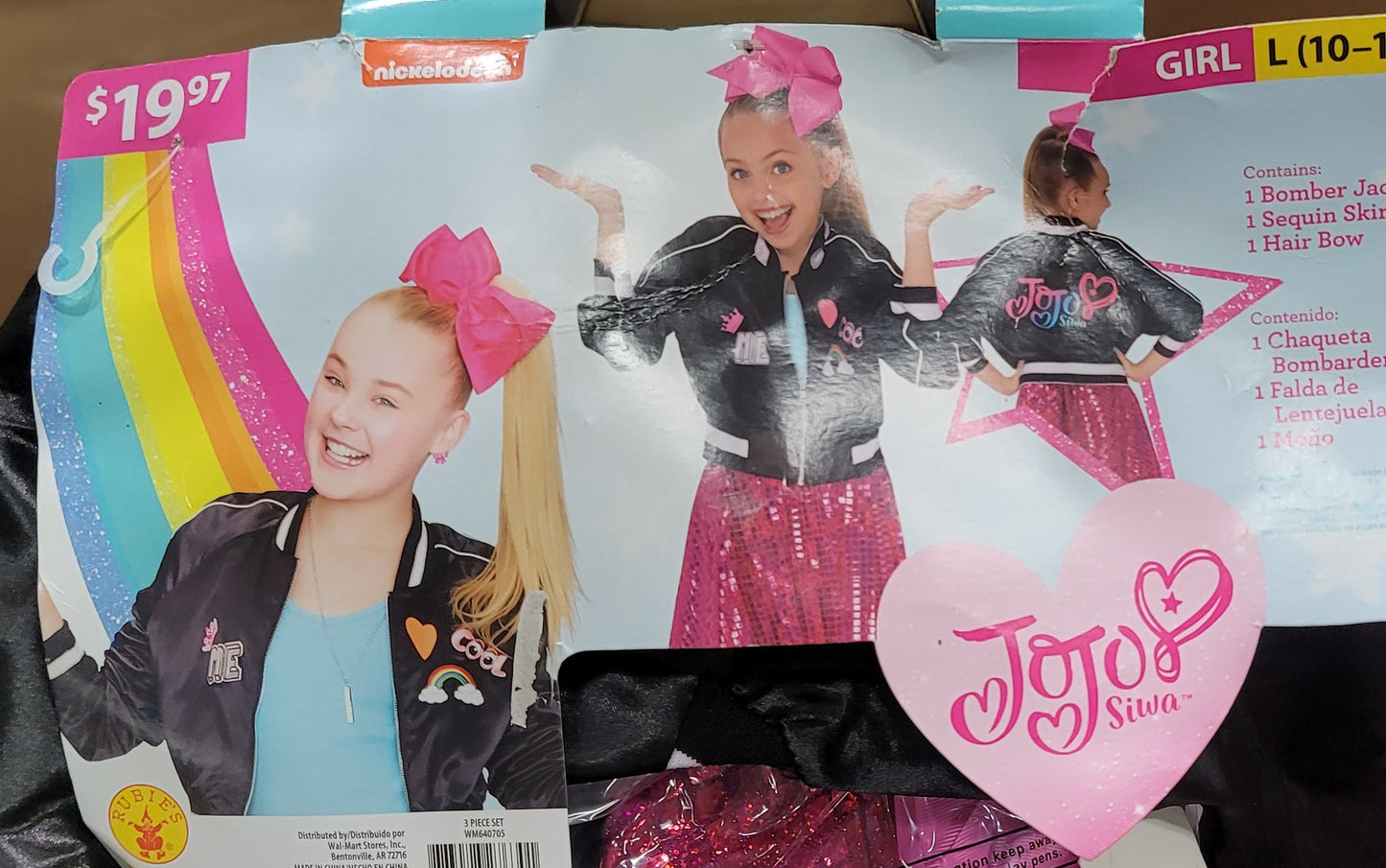Jojo siwa girl Costume 10-12