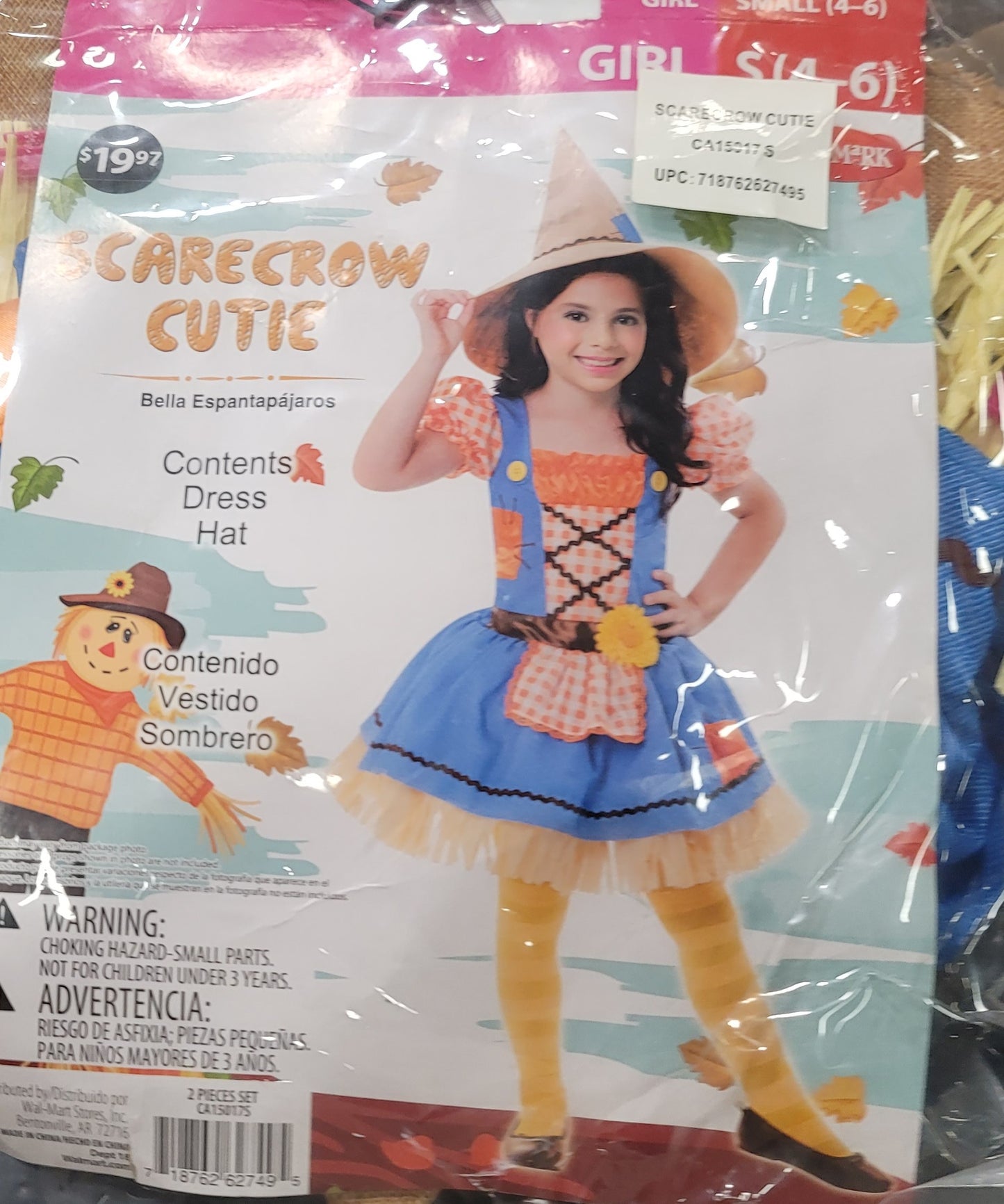 Scarecrow cutie girls 4-6