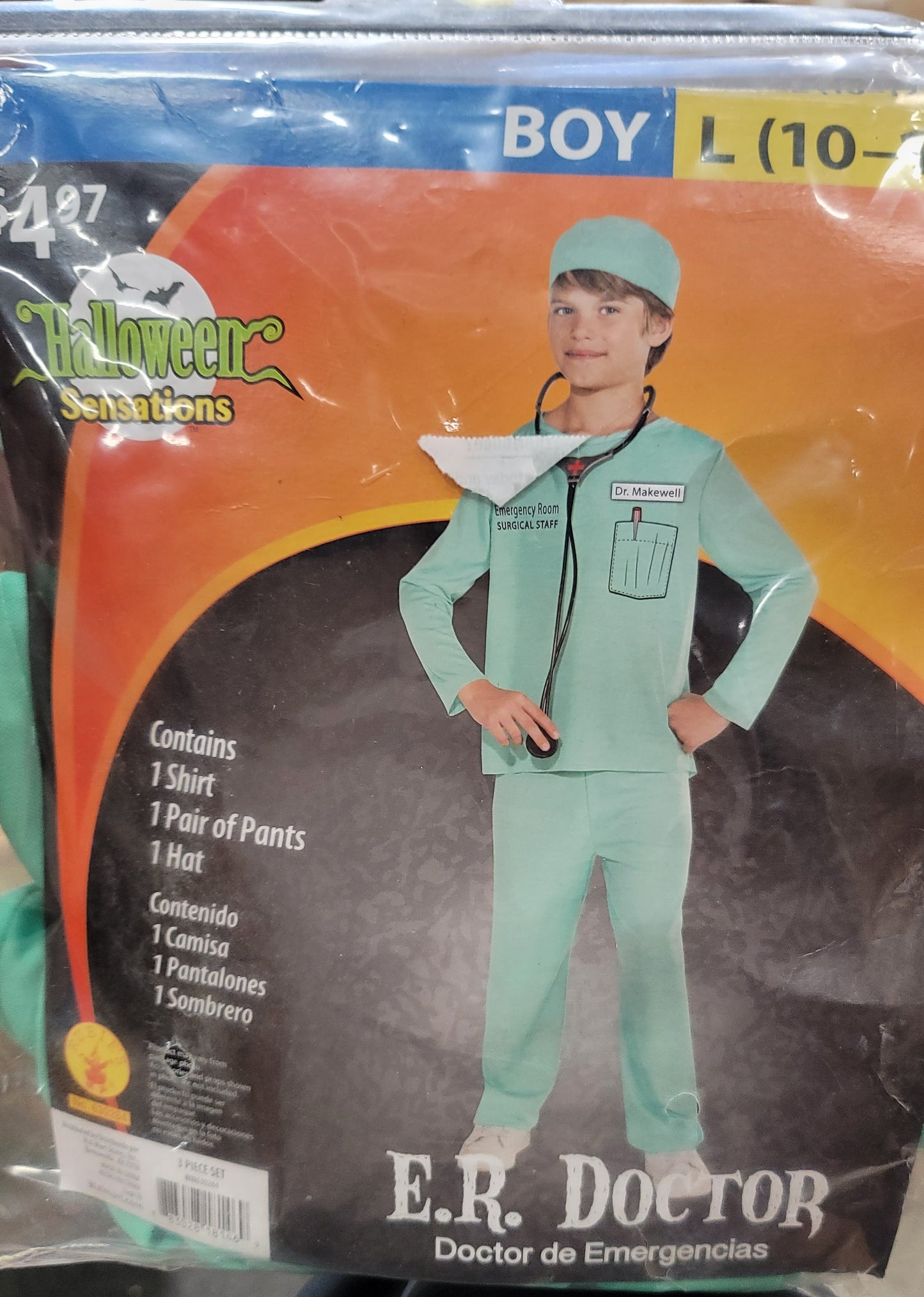 Halloween sensation  boy Costume L 10-12