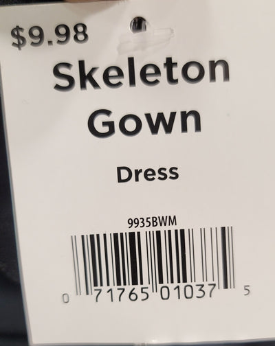 Skeleton gown Costume