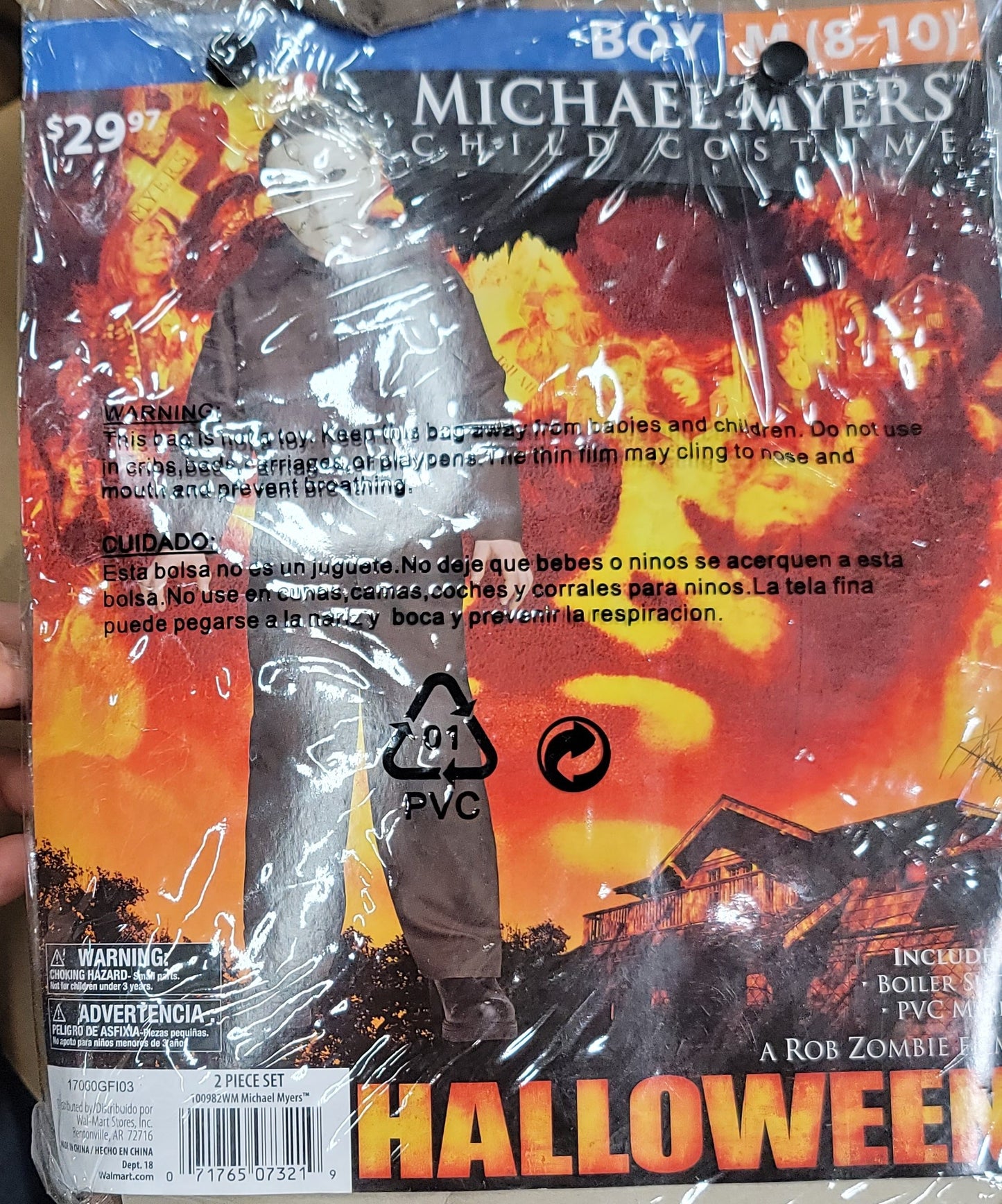 Michael Myers Halloween Child Costume boy 8-10