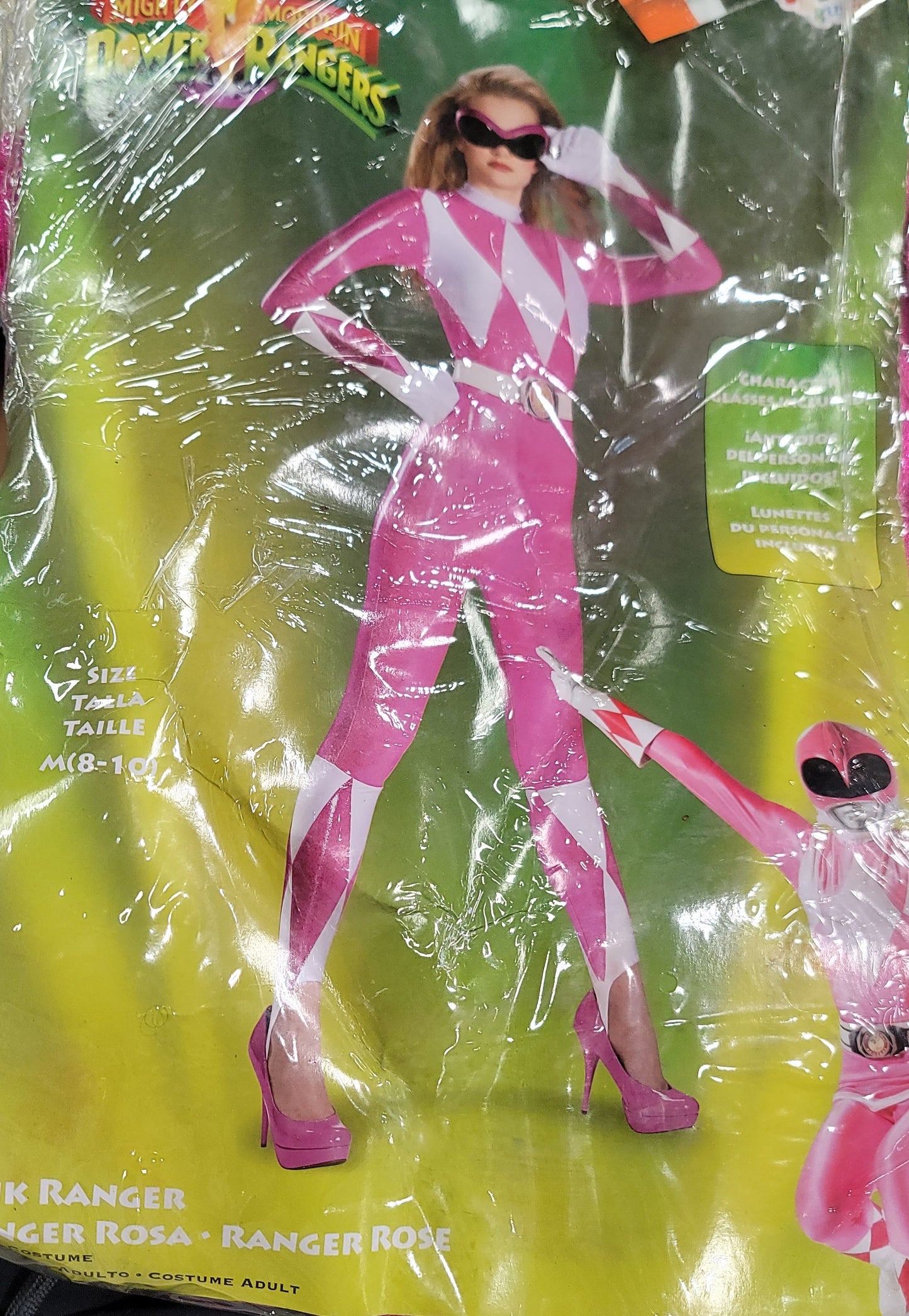 Mighty Morphin pink ranger Costume 8-10 small