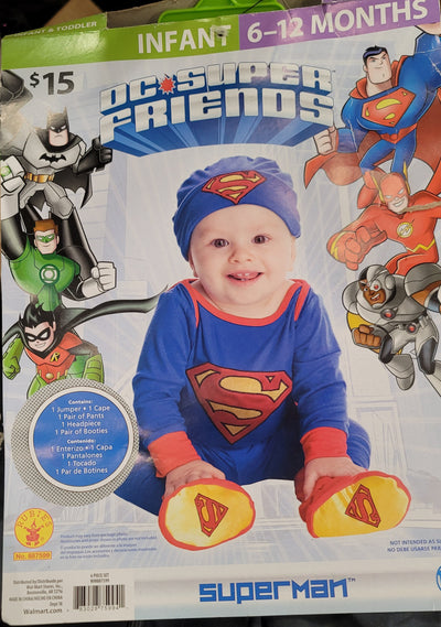 DC super friends infant Costume 6-12 months