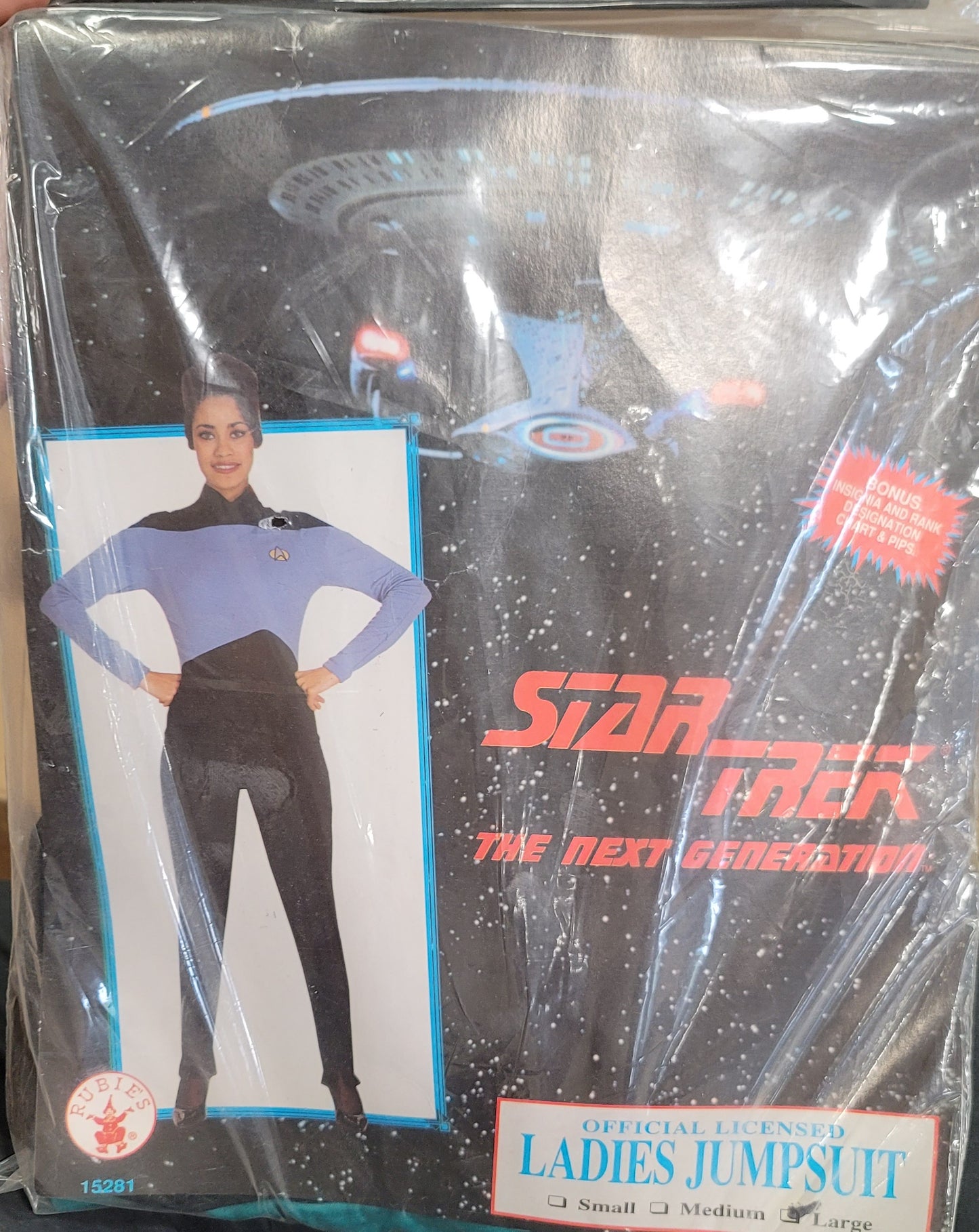 Star trek ladies jumpsuit large size