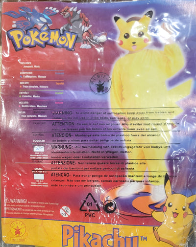 Pokémon Pikachu Costume toddler 2-4
