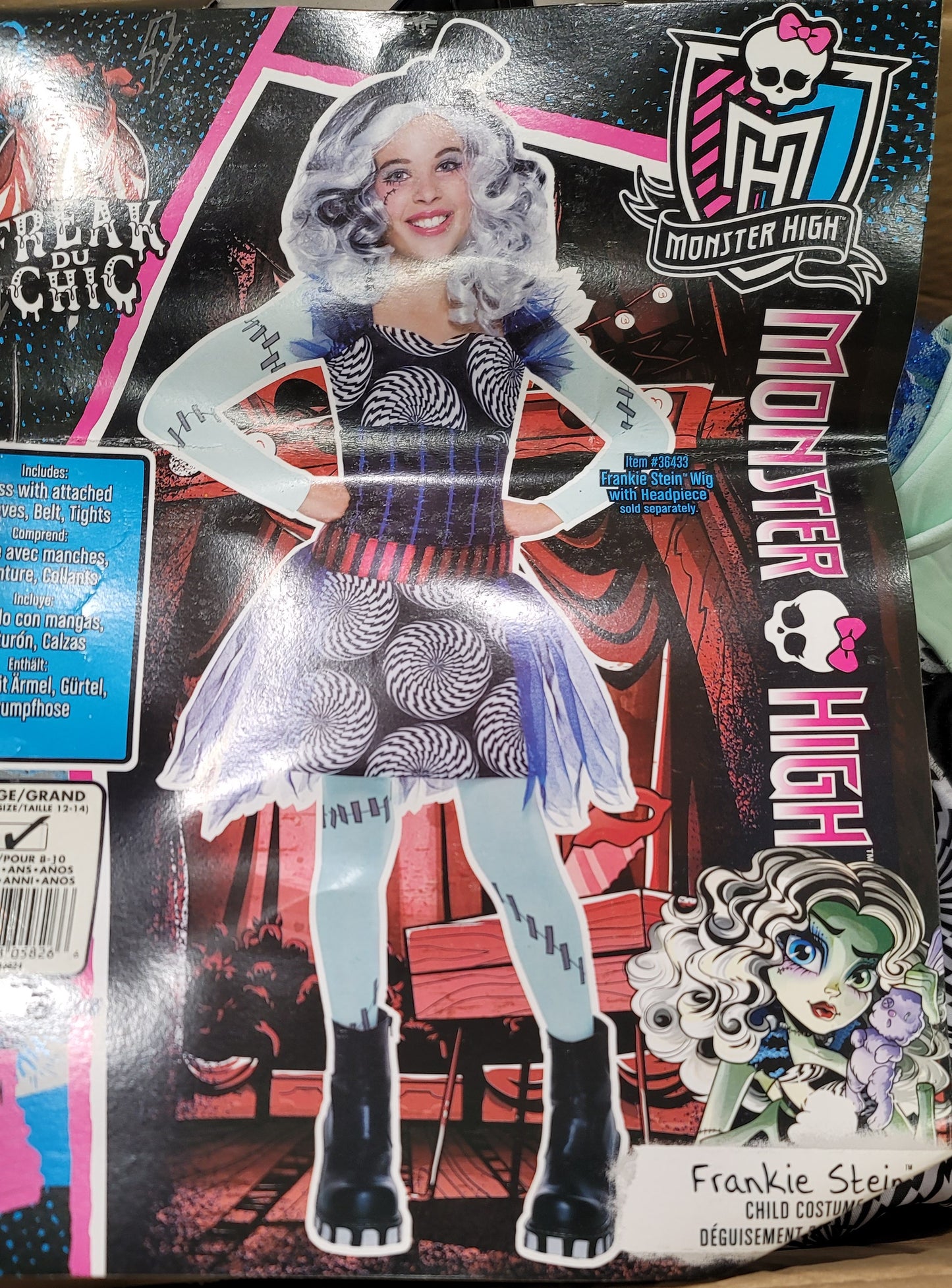 Monster high Child Costume large 12-14