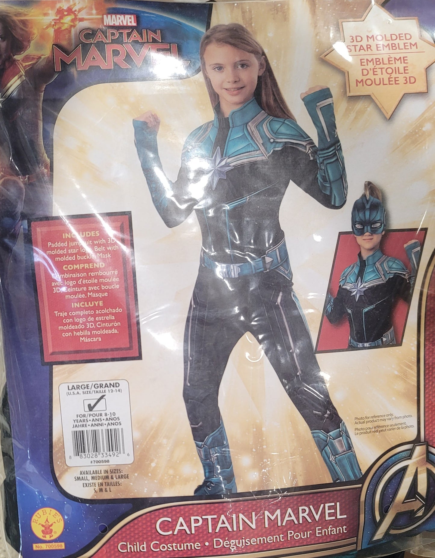 Captain marvel Child Costume
