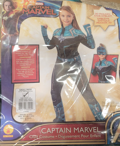 Captain marvel Child Costume small 4-6