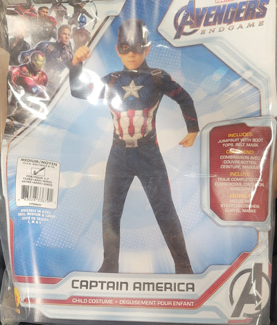 Marvel Avengers Captain America Child Costume 8-10