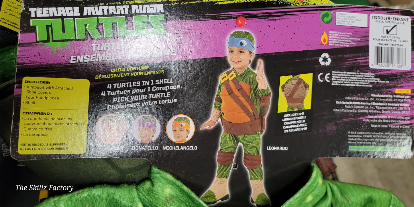 Turtles Costume toddler set 2-4years