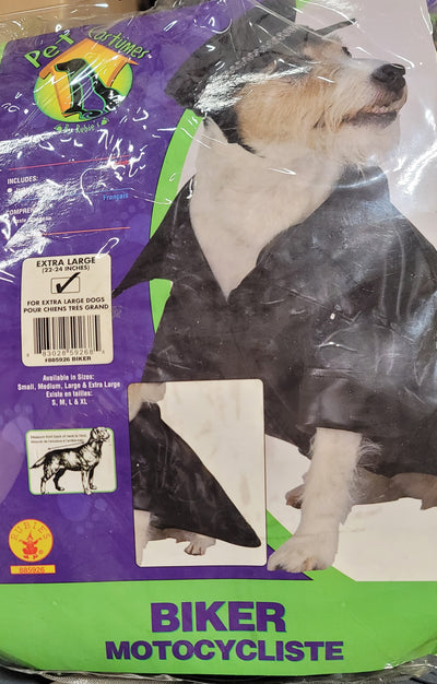 Biker motorcycliste pet Costume extra large 22-24 inches