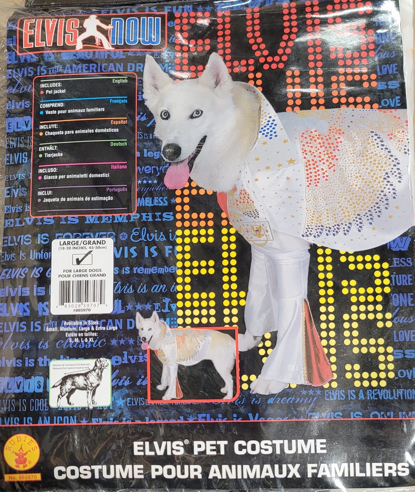 Elvish Pet Costume – Large (18–20 inches)