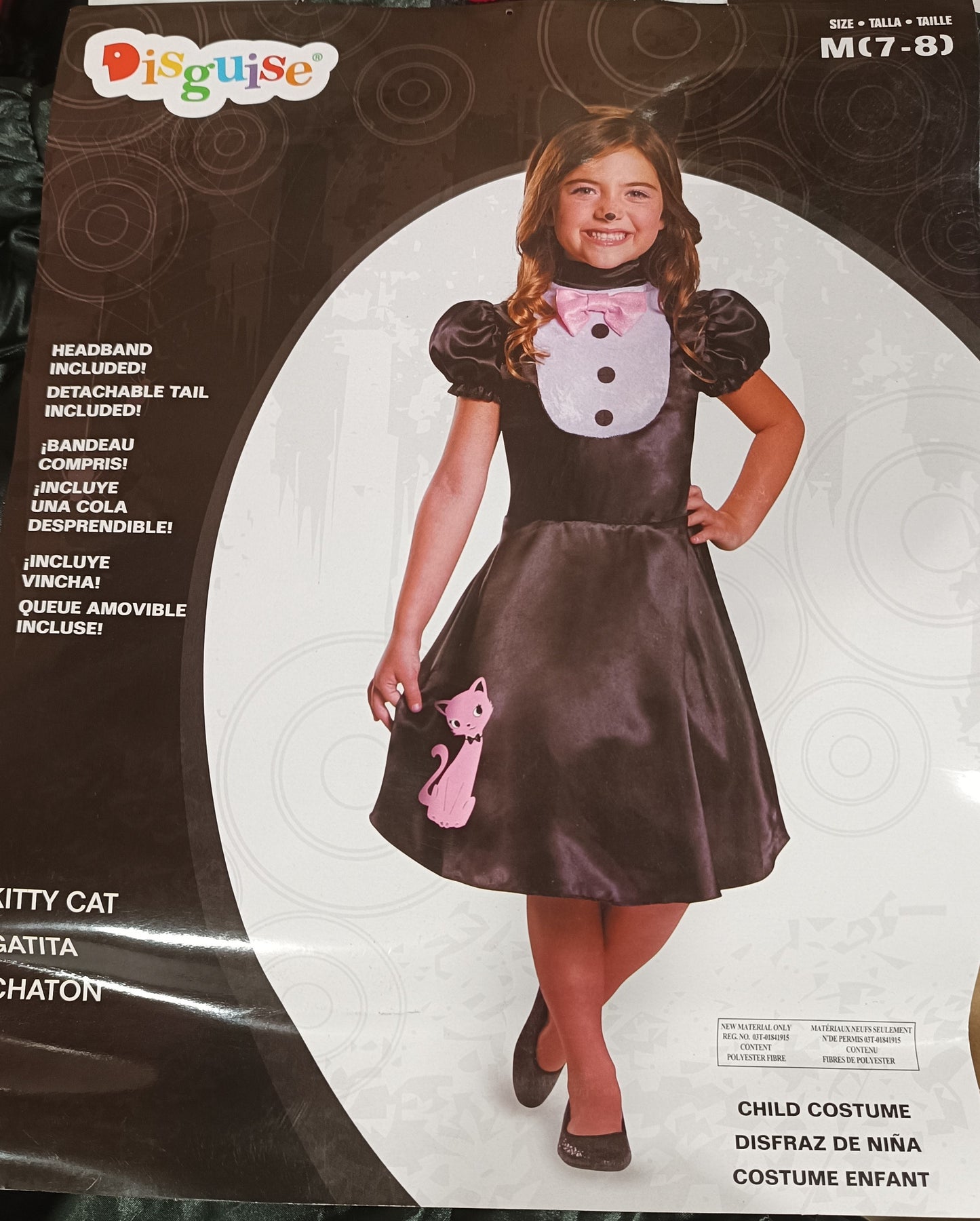 Kitty Cat Child Costume  M 7-8