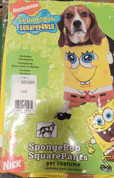 Sponge Bob Pet Costume large size