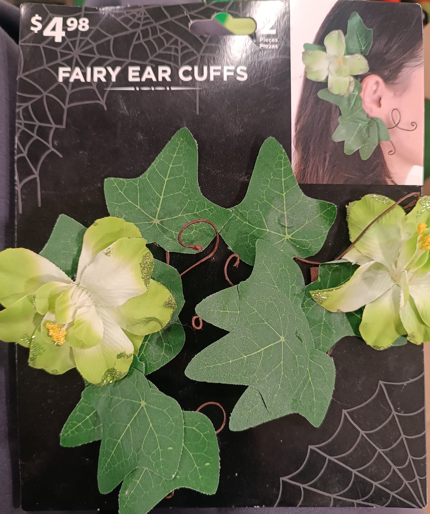 Fairy Ear Cuffs 2 Pieces Green