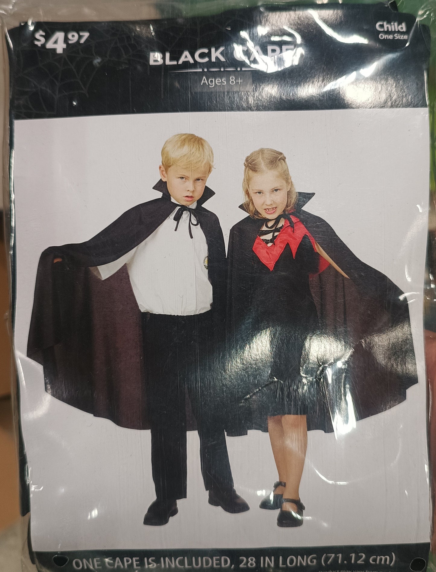Black Cape one cape included