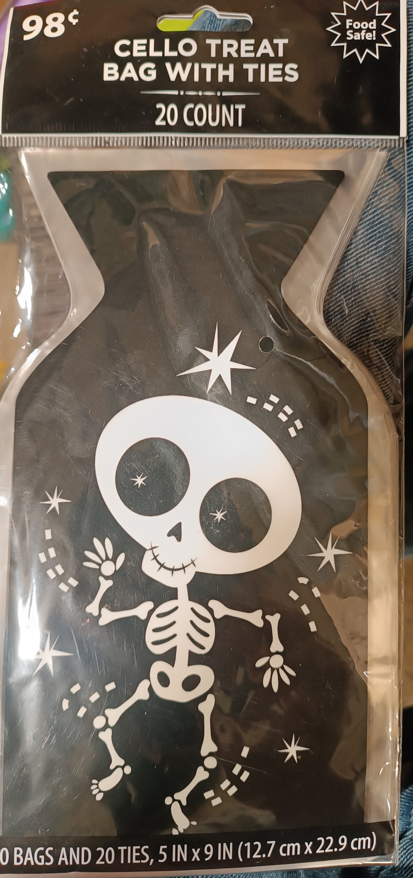 Cello Treat Bag With Ties 20