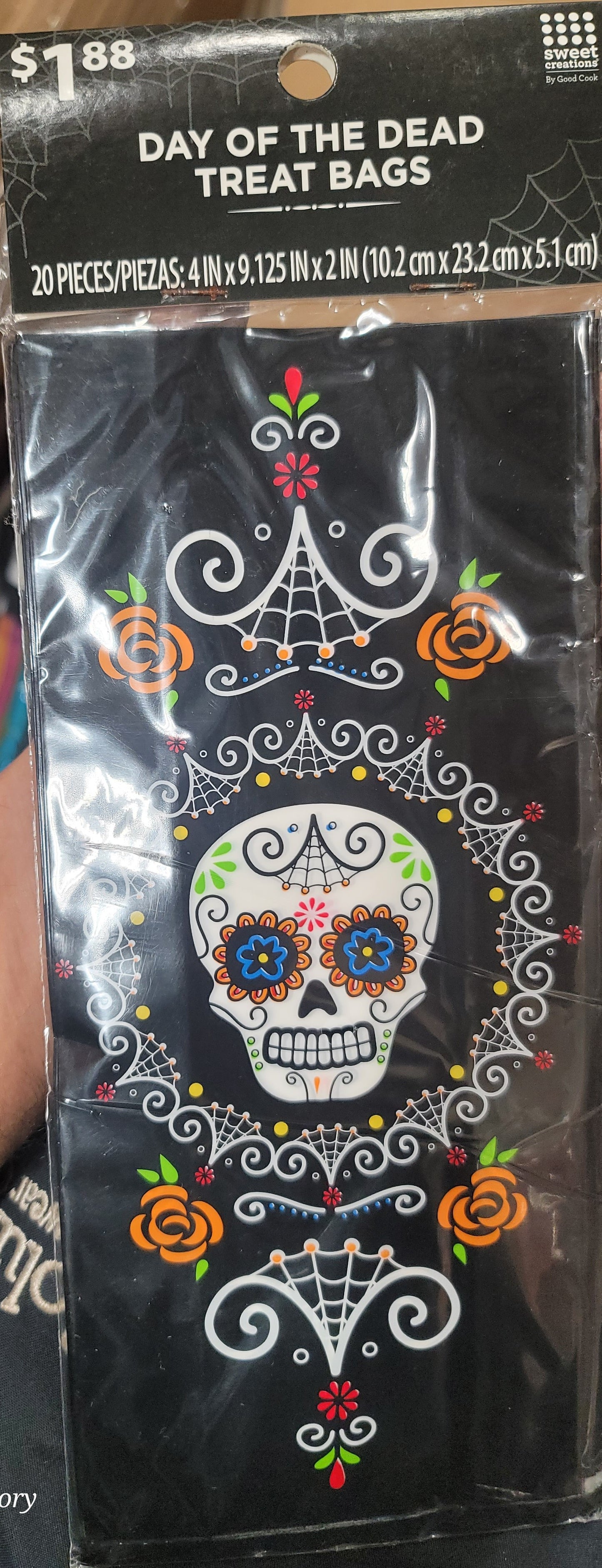 Day of the dead treat bags
