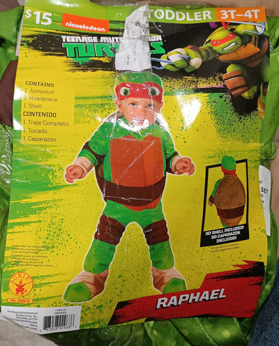 Turtles Raphael Toddlee 3T-4T