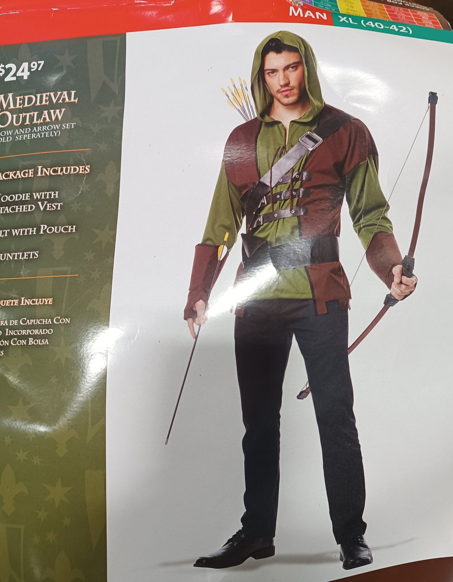 Medieval Outlaw man XL 40-42