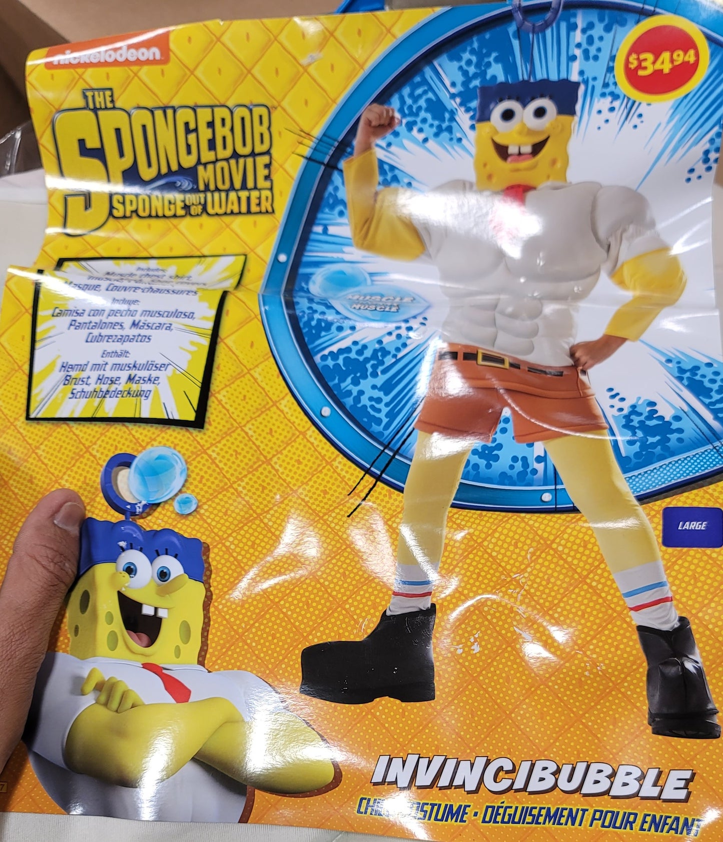 Invincibubble Child Costume large 12-14
