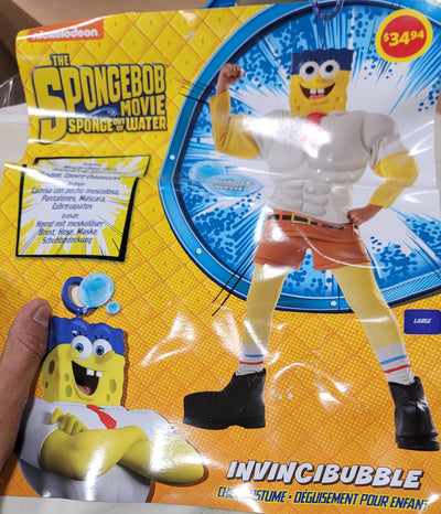 Invincibubble Child Costume large 12-14