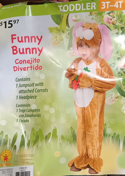 Todder 3T-4T Funny Bunny