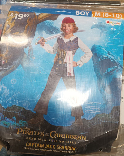 Captain Jack Sparrow Boy M 8-10