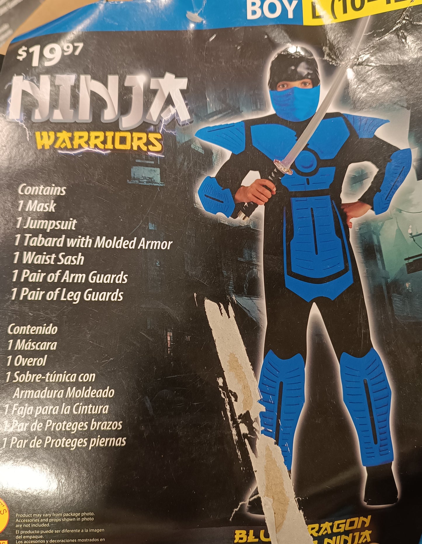 Ninja Warriors Boy L 10-12