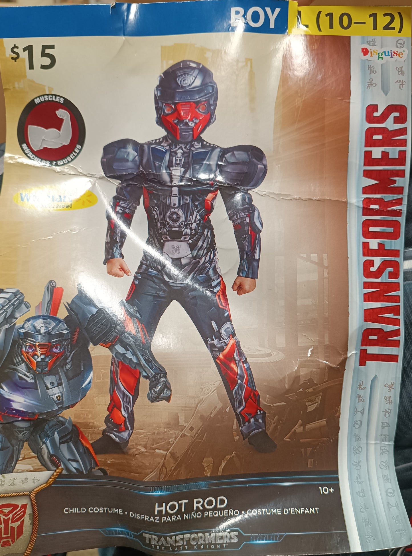 Transformers Hot Rod Boy L 10-12