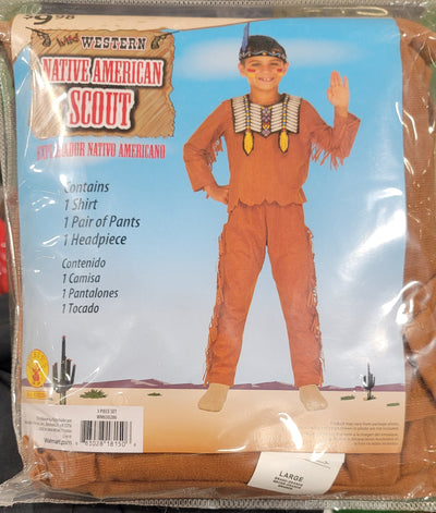 Western  native American scout large