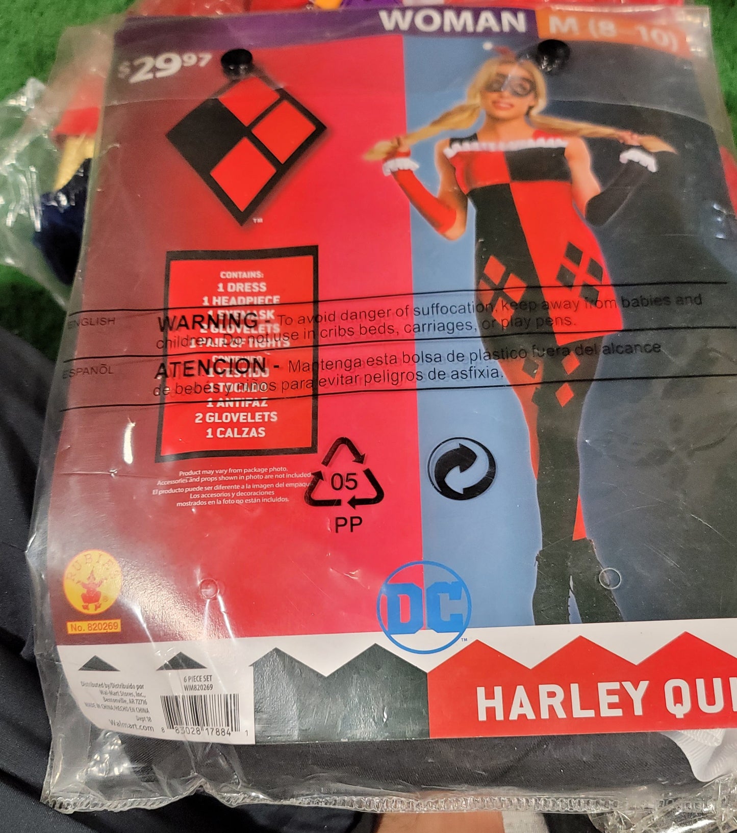 Harley Quinn woman M 8-10 0