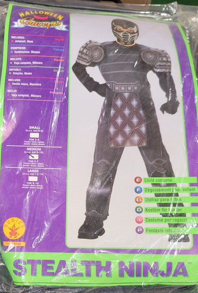 Stealth Ninja Child Costume  medium 8-10