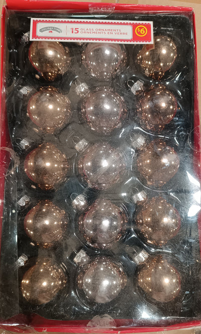 15 Glass Ornaments