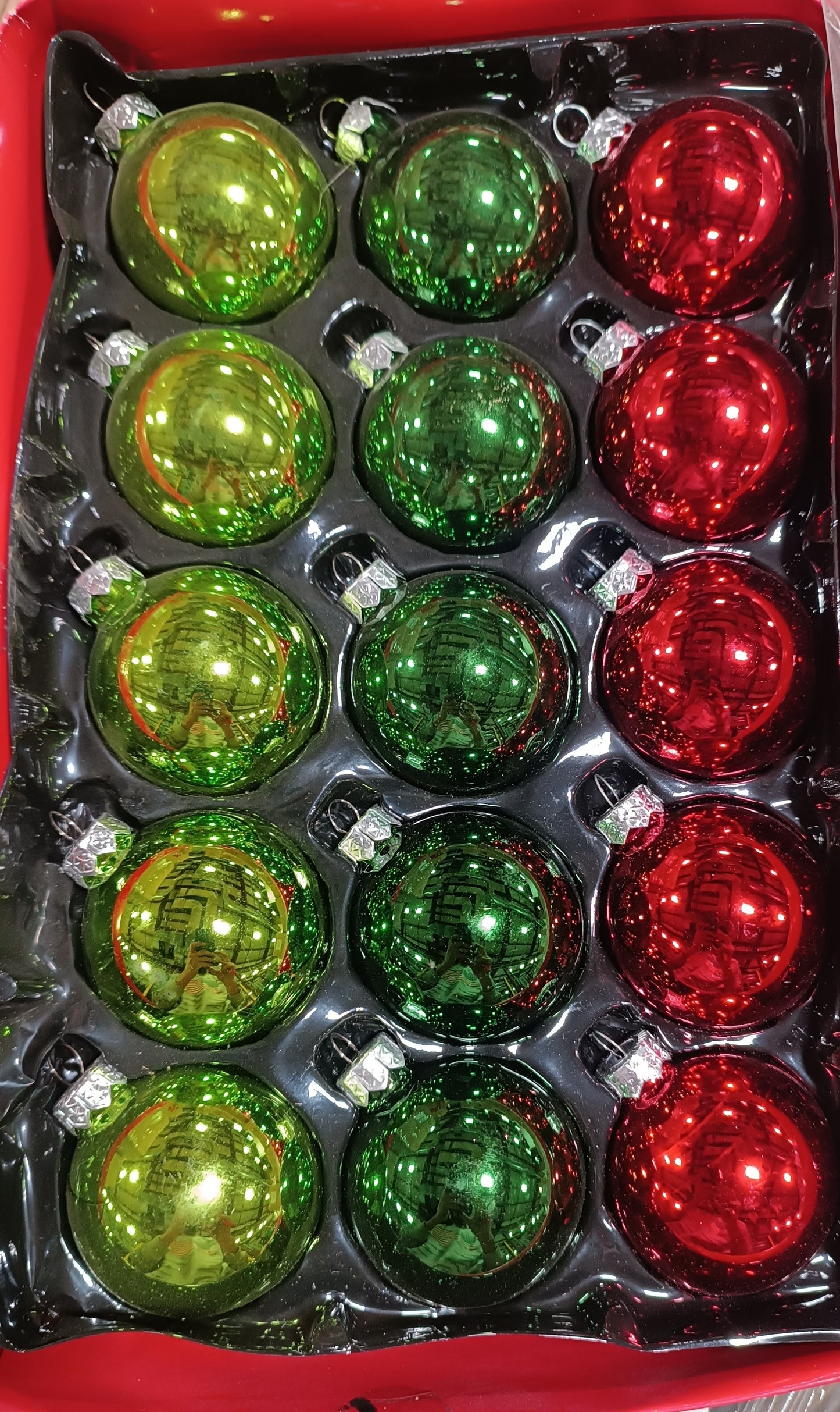 Holiday Time 15 Glass Ornaments