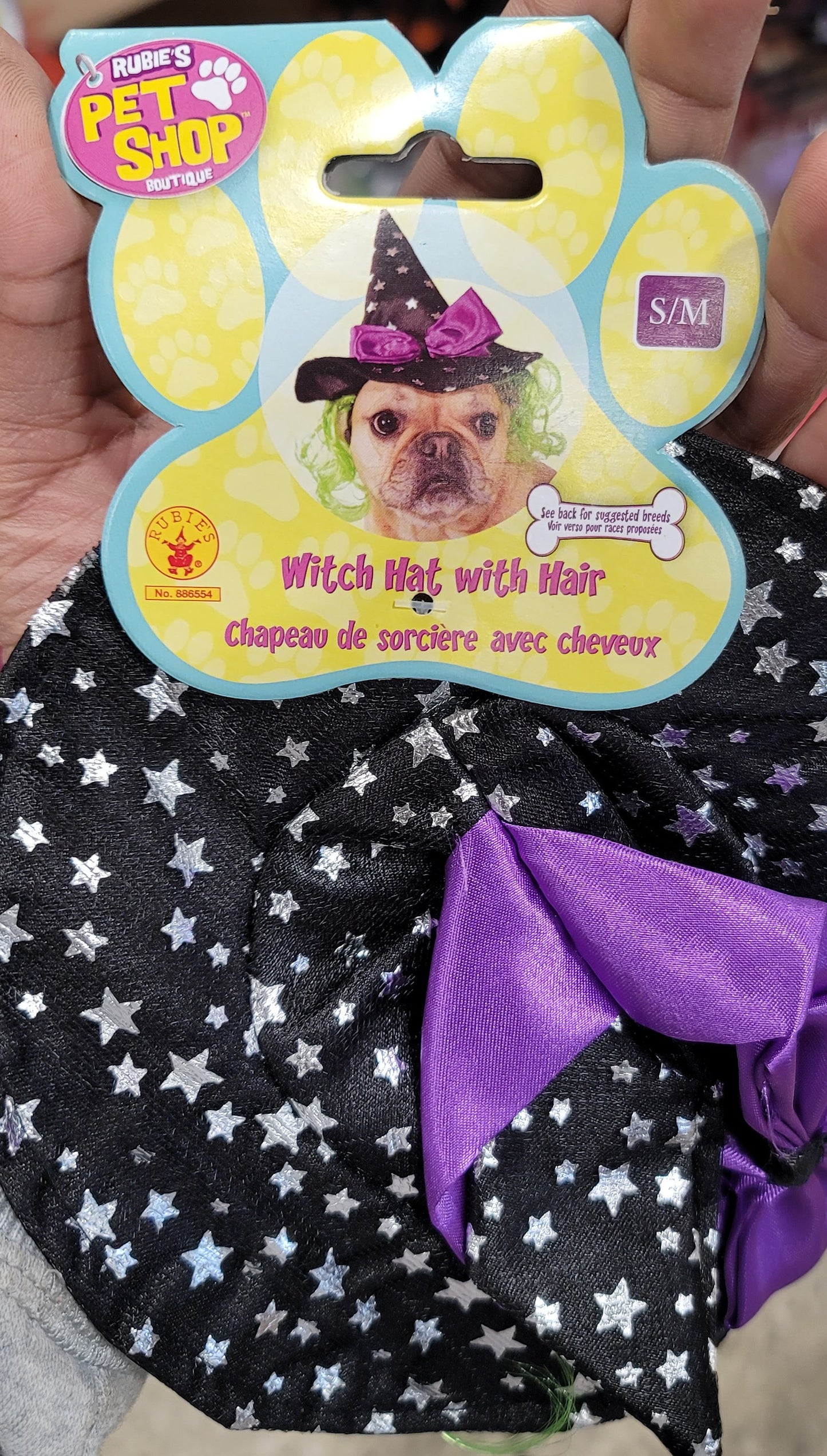 Witch HAT with Hair S/M