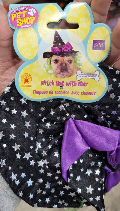 Witch HAT with Hair S/M