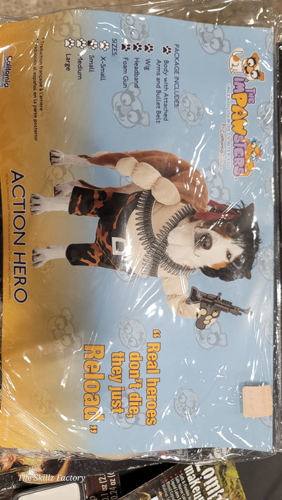 ACTION HERO PET COSTUME
